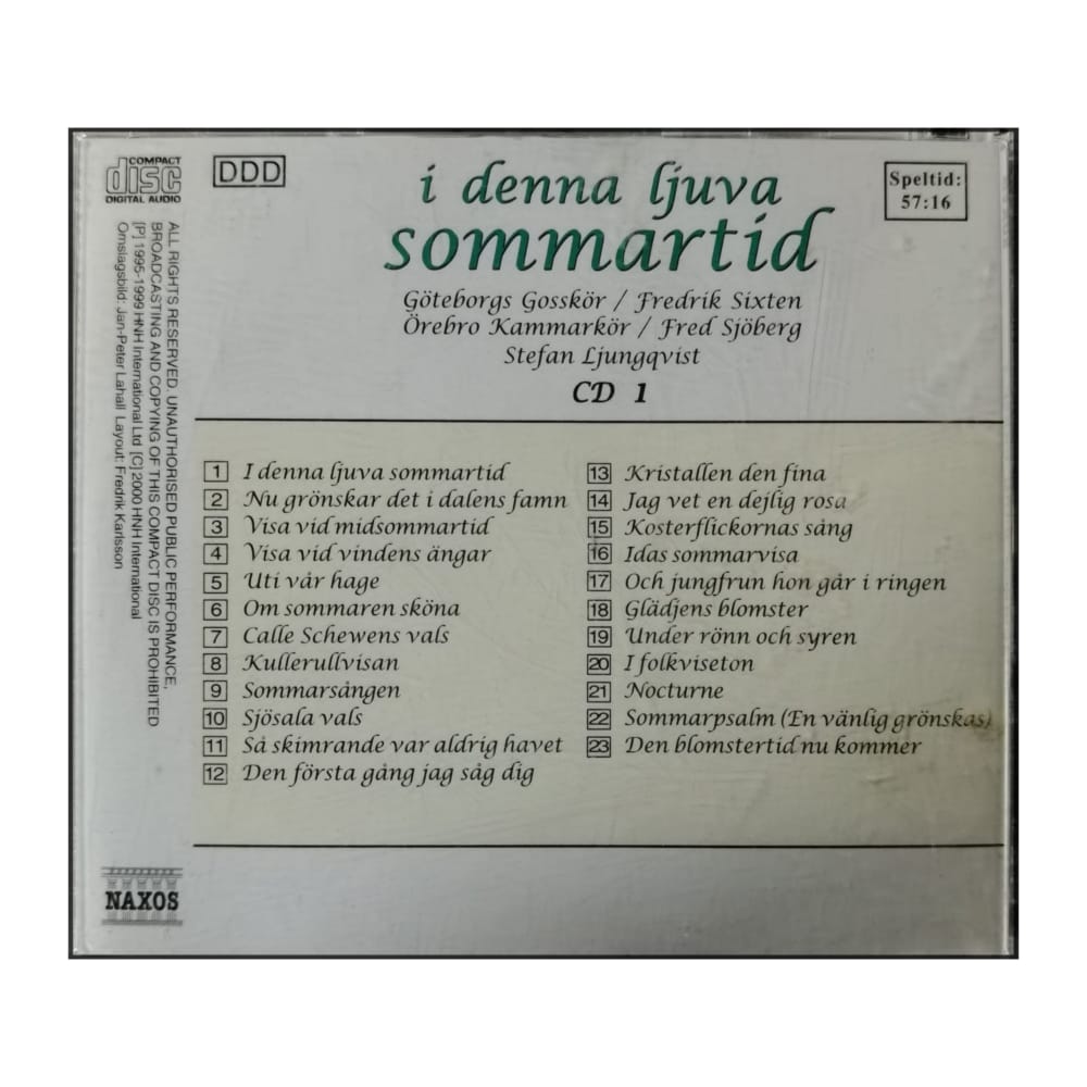 Naxos: I Denna Ljuva Sommartid Disc-1