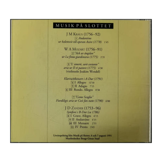 Musik På Slottet: Mozart - Kraus - Zander