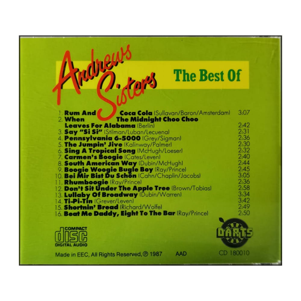 The Andrews Sisters: The Best Of