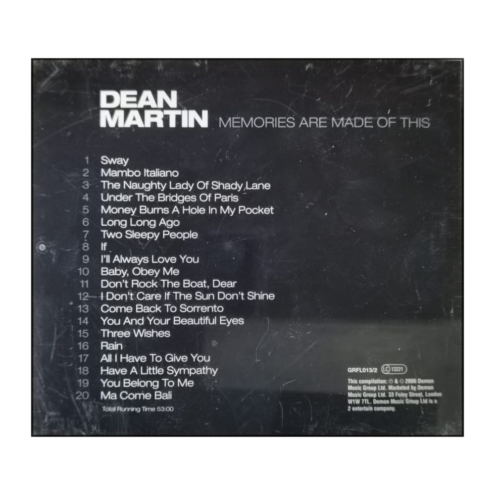 Dean Martin: Memories Are Made Of This Disc-2
