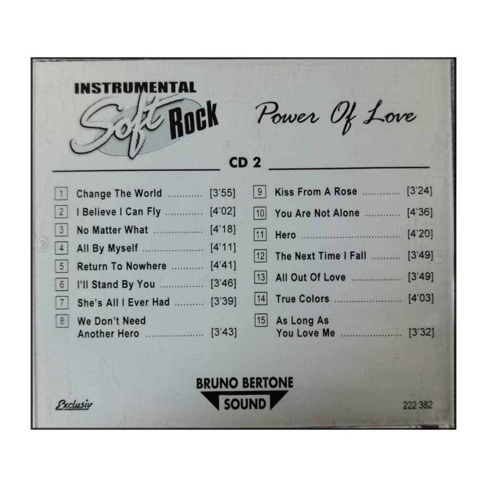 Bruno Bertone Sound: Power Of Love: Instrumental Soft Rock Disc-2
