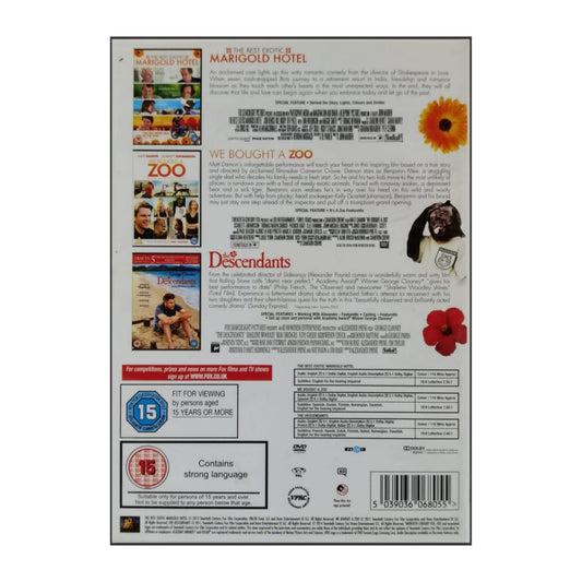 The Best Exotic Marigold Hotel + We Bought A Zoo + The Descendants
