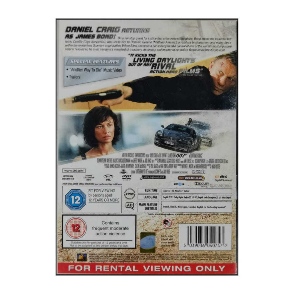 James Bond Quantum Of Solace