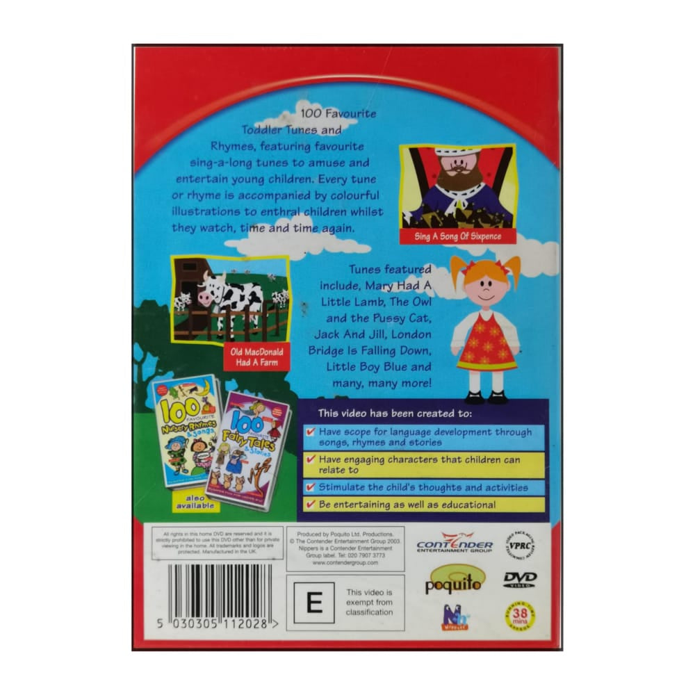 100 Favourite Toddler Tunes & Rhymes