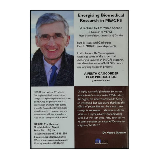 Vance Spence: Energising Biomedical Research In Me/Cfs