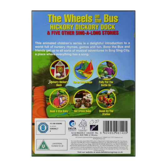 The Wheels On The Bus: Hickory Dickory Dock & Five Other Sing-A-Long Stories