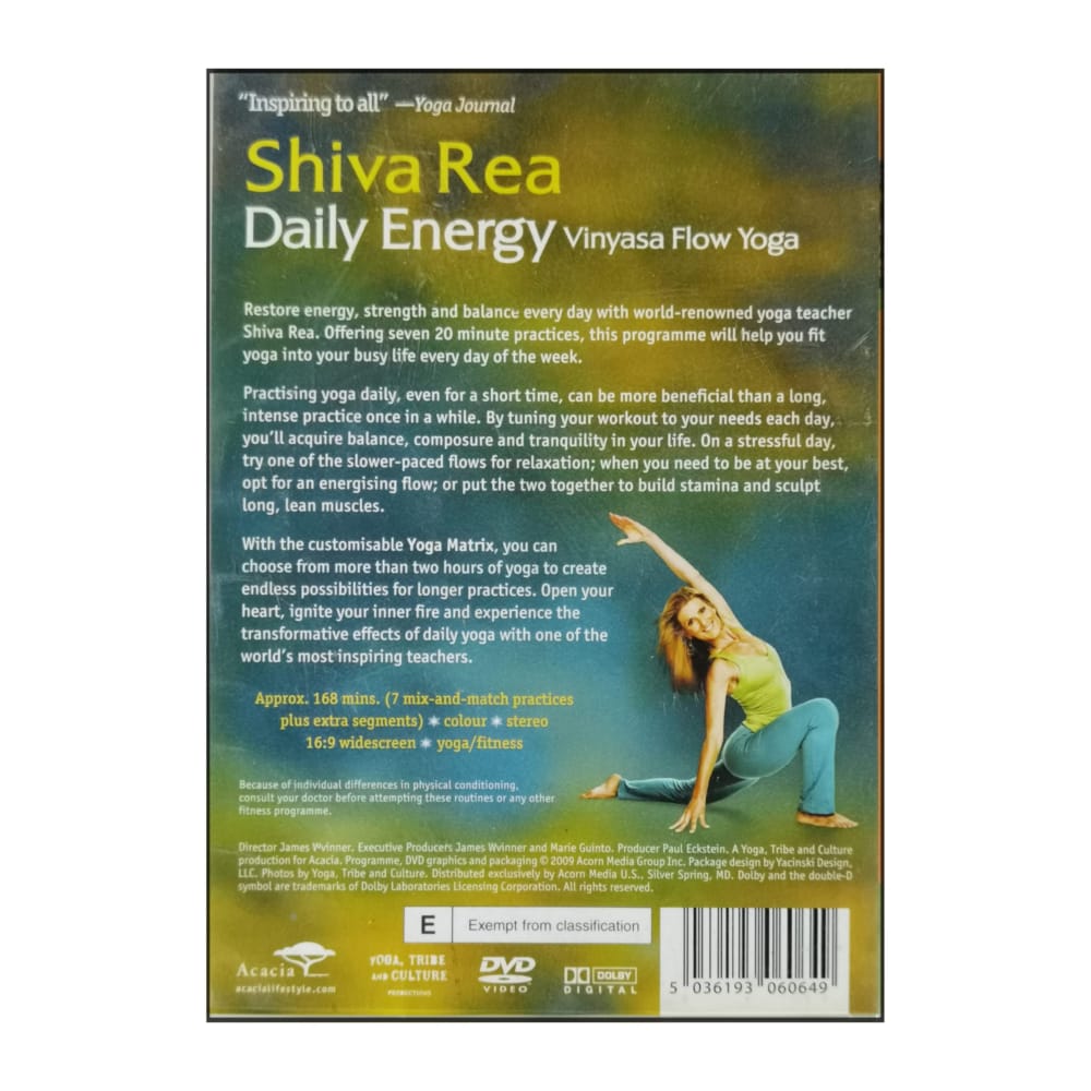 Shiva Rea: Daily Energy: Vinyasa Flow Yoga