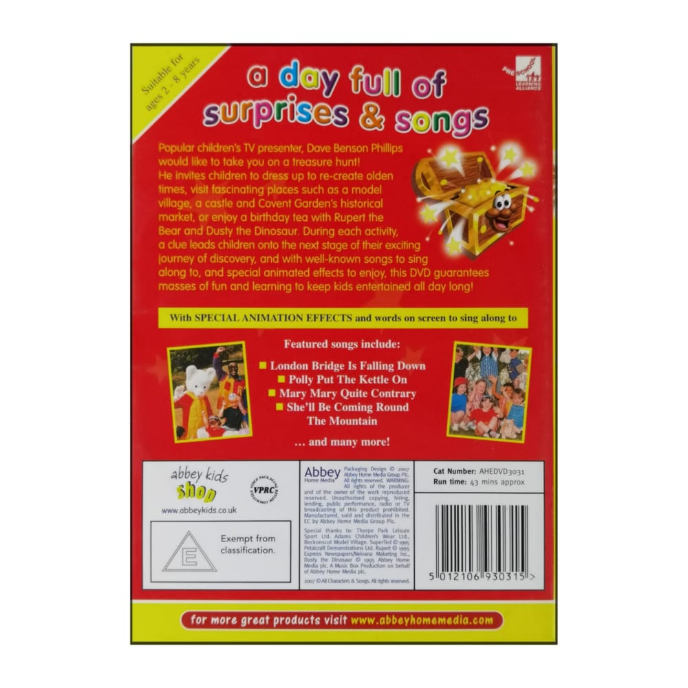 A Day Full Of Surprises And Songs