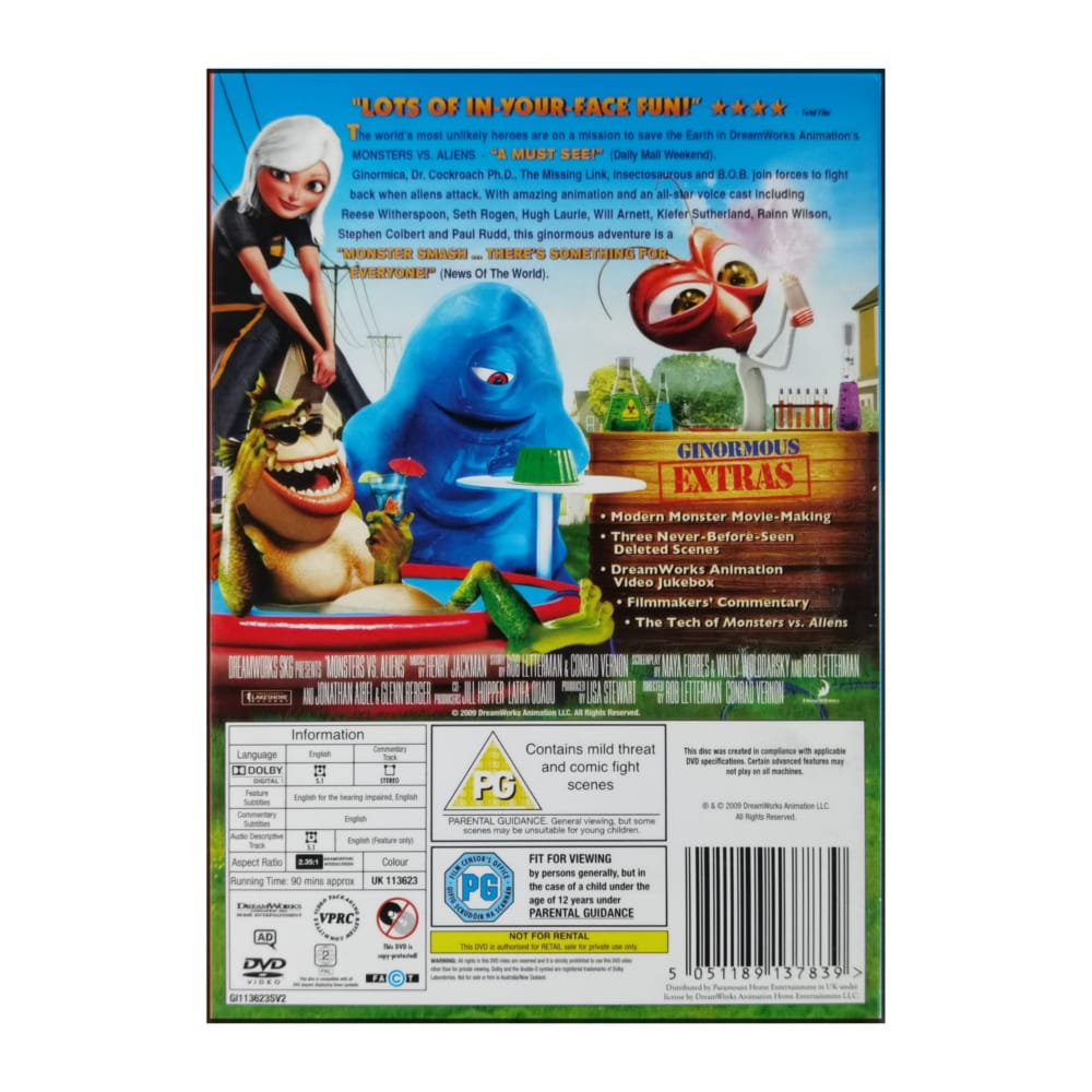 Monsters Vs. Aliens