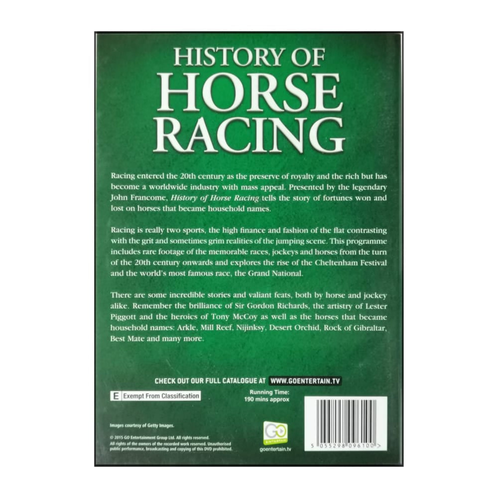 John Francome: History Of Horse Racing