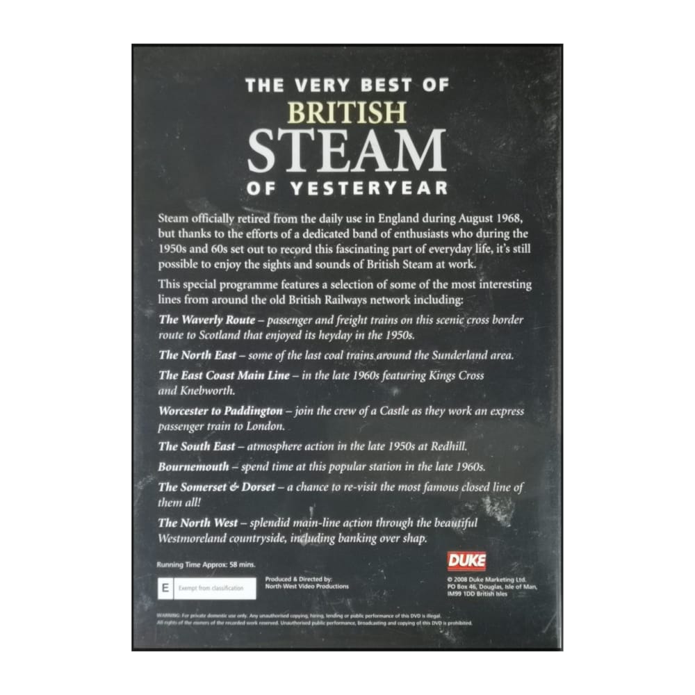 Steam: The Very Best Of British Steam Of Yesteryear