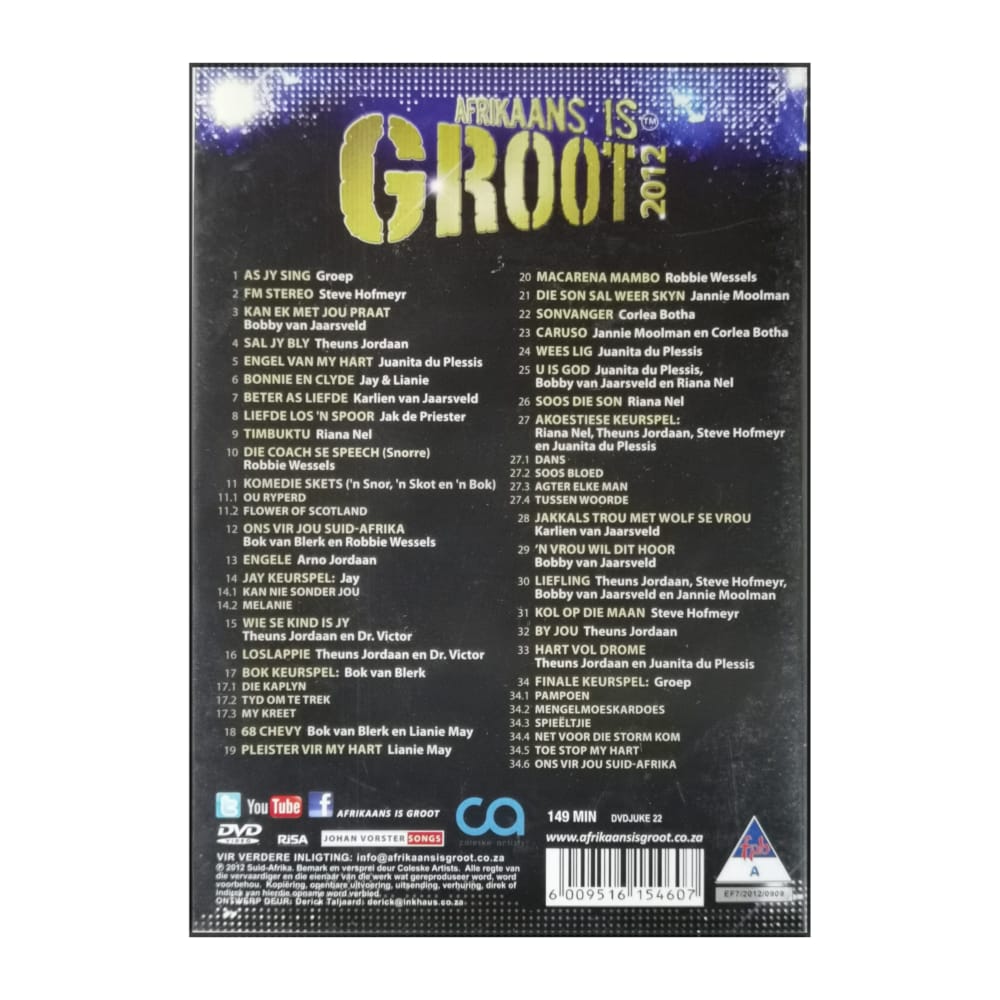 Afrikaans Is Groot 2012: Die Konsert