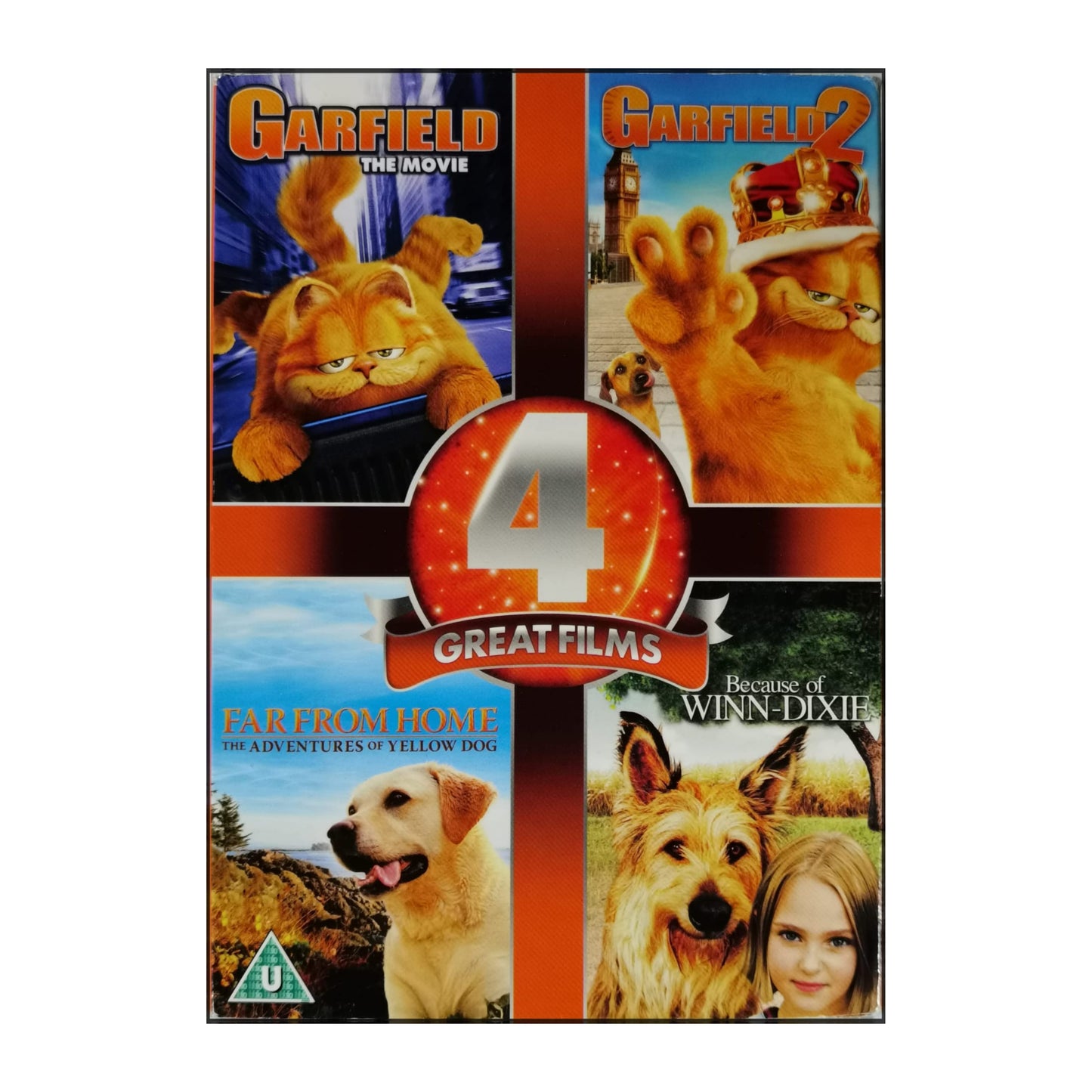 Garfield 1-2 + Far From Home: Adventures Of Yellow Dog + Because Of Winn-Dixie