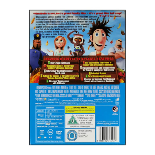 Cloudy With A Chance Of Meatballs