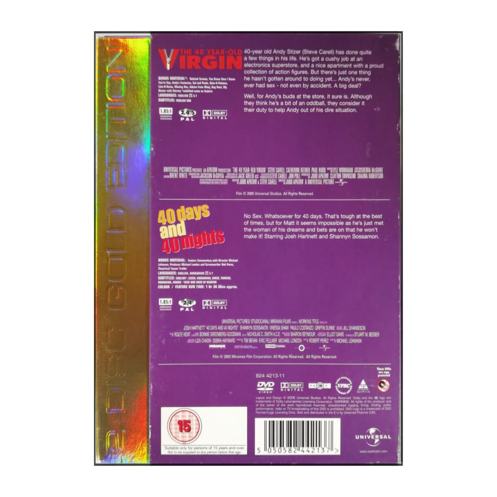 The 40 Year-Old Virgin + 40 Days And 40 Nights