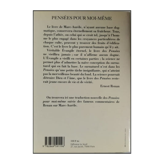 Marcus Aurelius: Pensées Pour Moi-Même