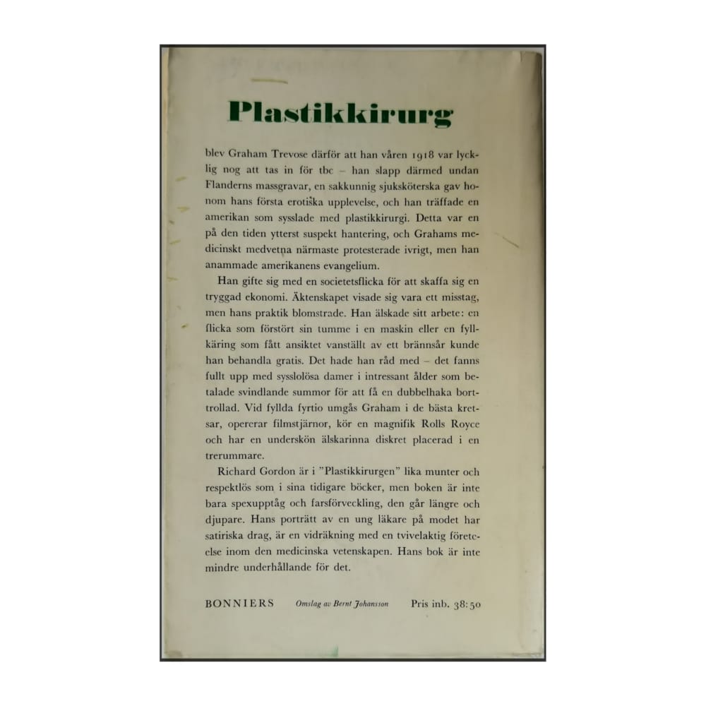 Richard Gordon: Plastikkirurgen