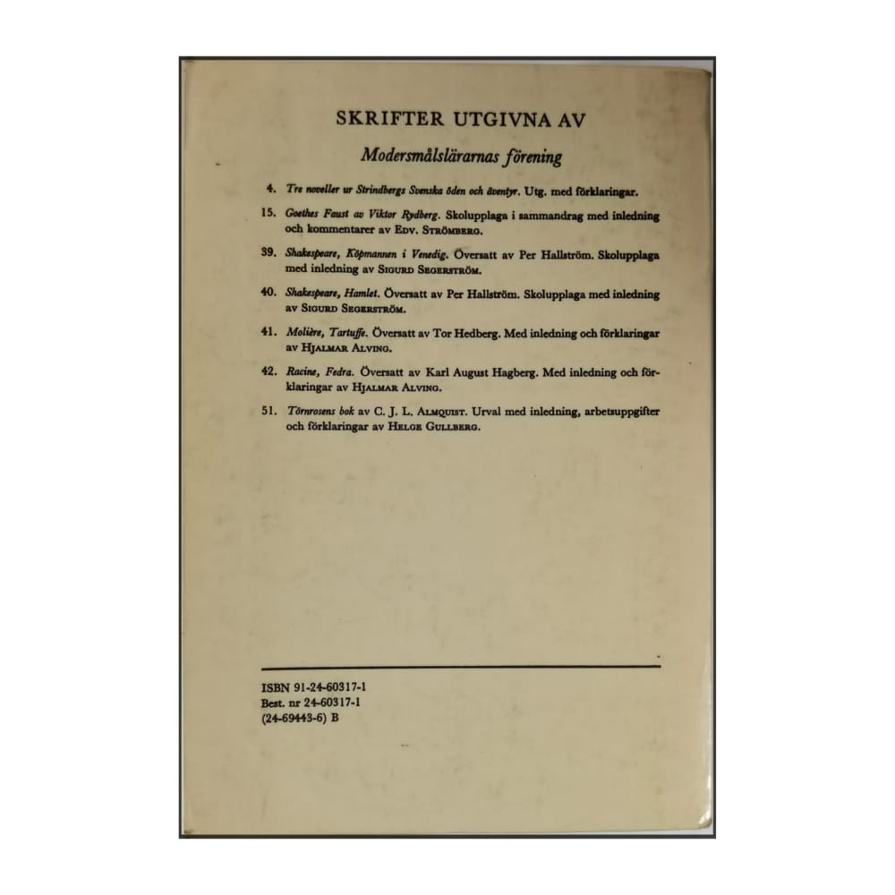August Strindberg: Tre Noveller Ur Svenska Öden Och Äventyr