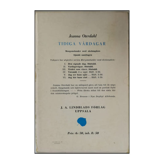 Jeanna Oterdahl: Tidiga Vårdagar