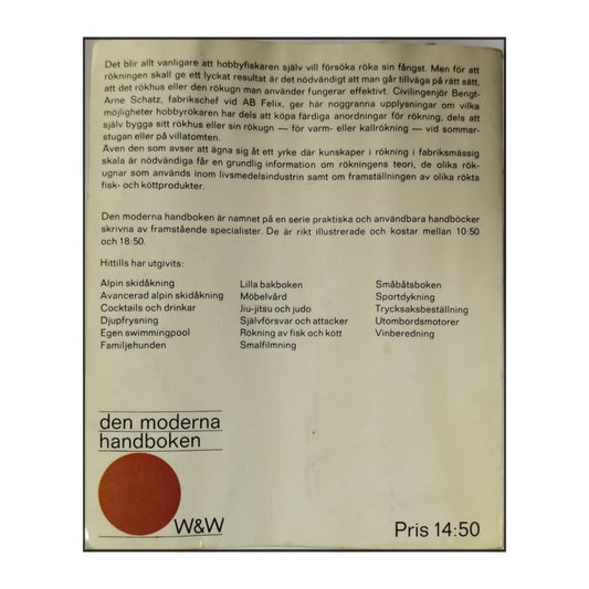 Bengt-Arne Schatz: Rökning Av Fisk Och Kött