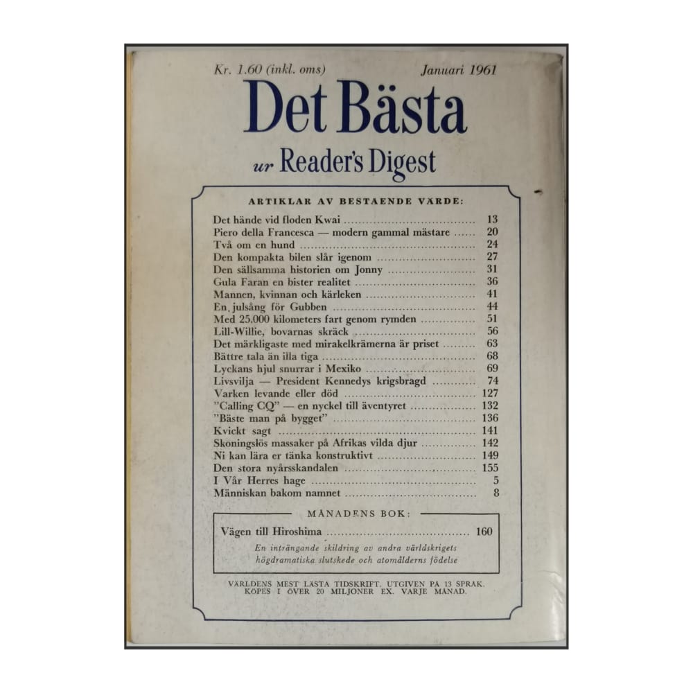 Det Bästa Ur Reader’S Digest 1961-01