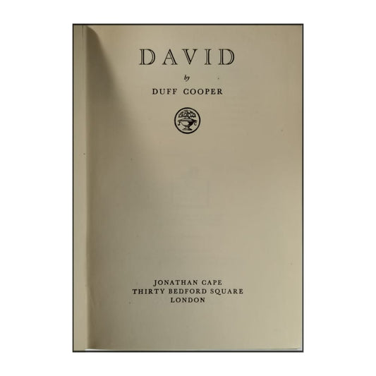 Duff Cooper: David