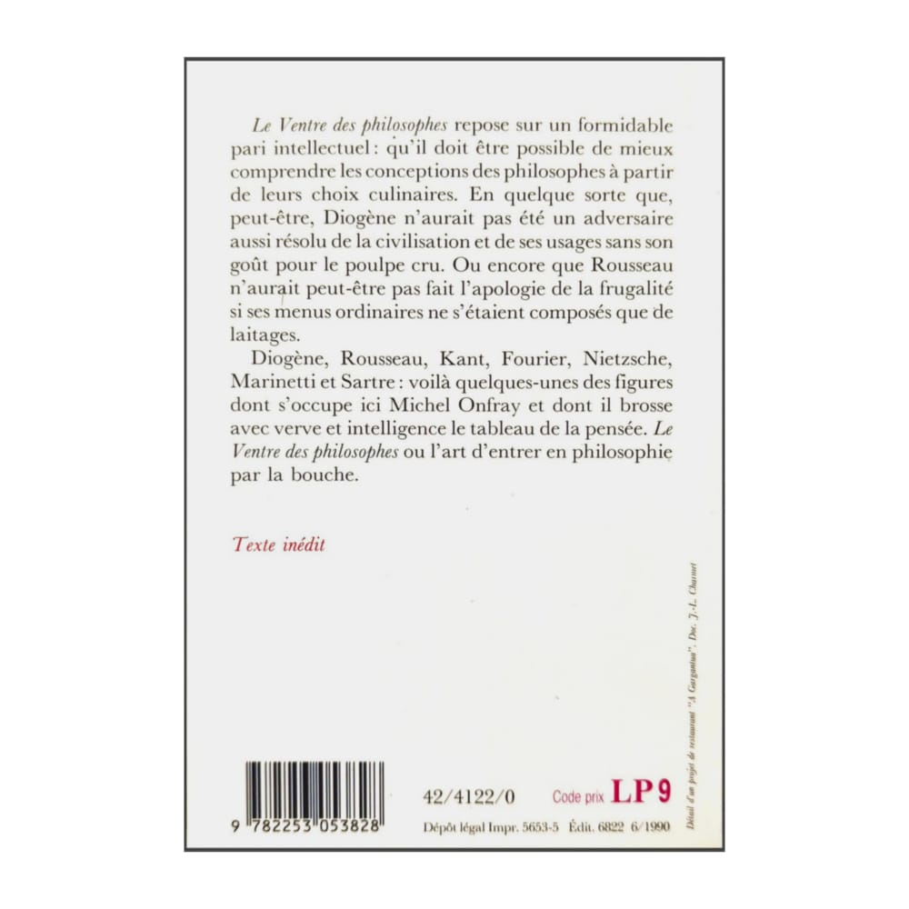 Michel Onfray: Le Ventre Des Philosophes