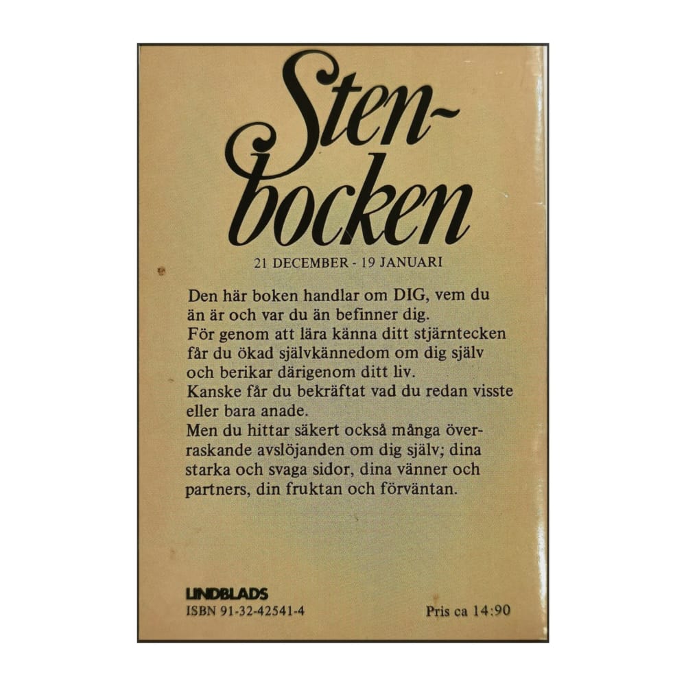 Ann Petrie: Stenbocken