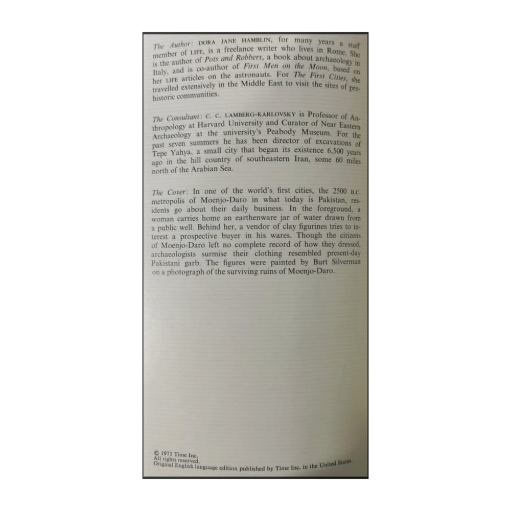 The Emergence Of Man: The First Cities