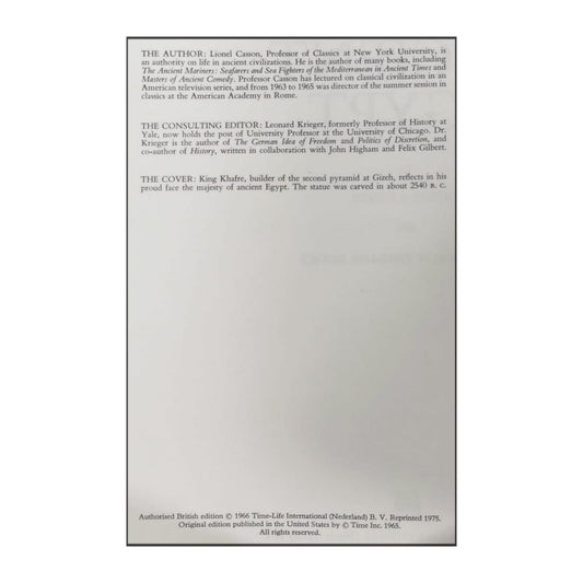 Great Ages Of Man: Ancient Egypt