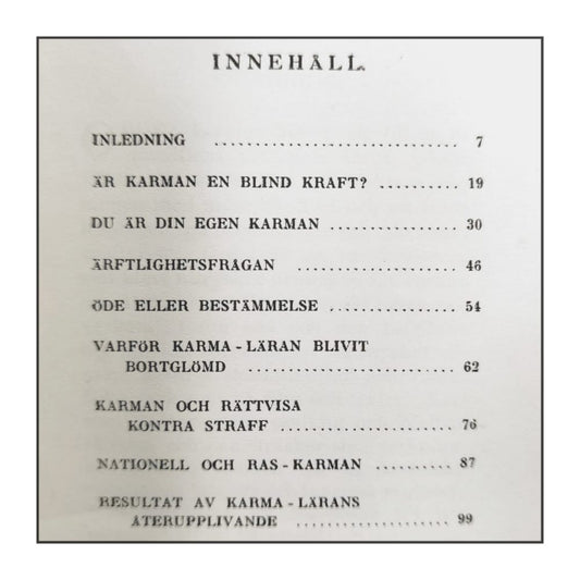 Teosofisk Handbok: Karman Lagen För Orsak Och Verken