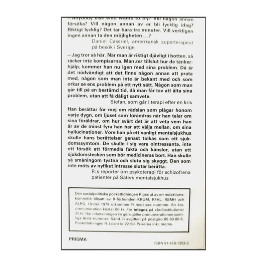 Pockettidningen R 1979 Nr 1 Snacka Går Ju