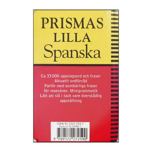 Prismas Lilla Spanska Ordbok
