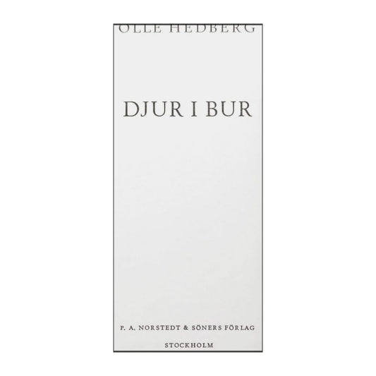 Olle Hedberg: Djur I Bur