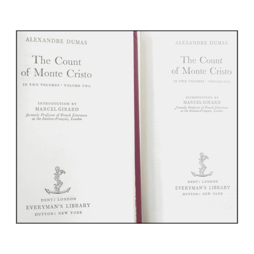Alexander Dumas: The Count Of Monte Cristo 1-2