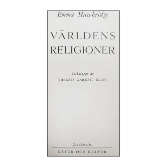 Emma Hawkridge: Världens Religioner