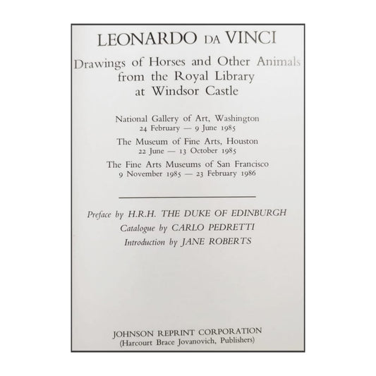 Leonardo Da Vinci: Drawings Of The Horses