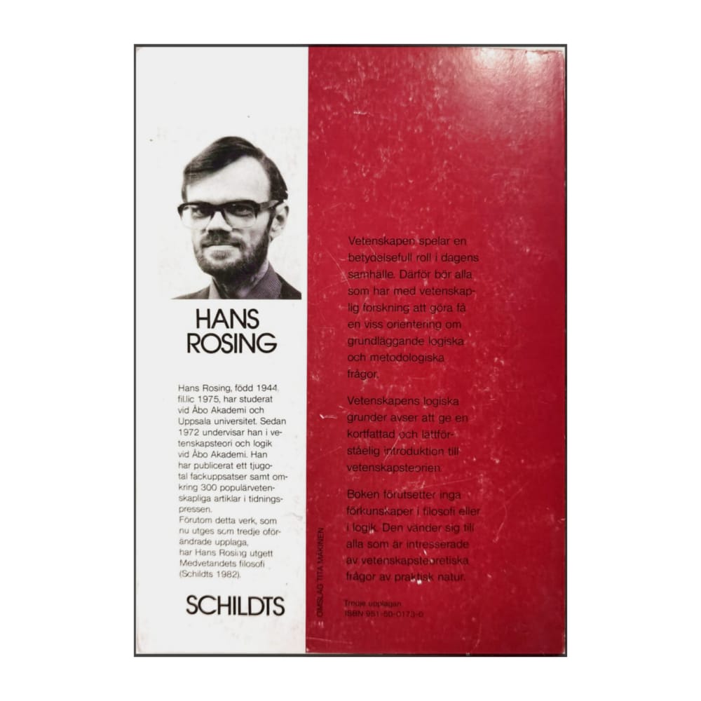 Hans Rosing: Vetenskapens Logiska Grunder