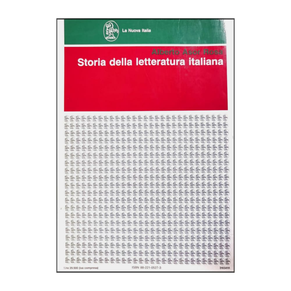 Alberto Asor Rosa: Storia Della Letteratura Italiana