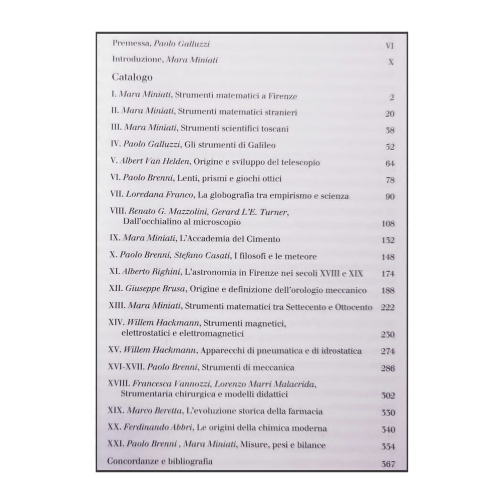 Mara Miniati: Museo Di Storia Della Scienza - Firenze - Catalogo