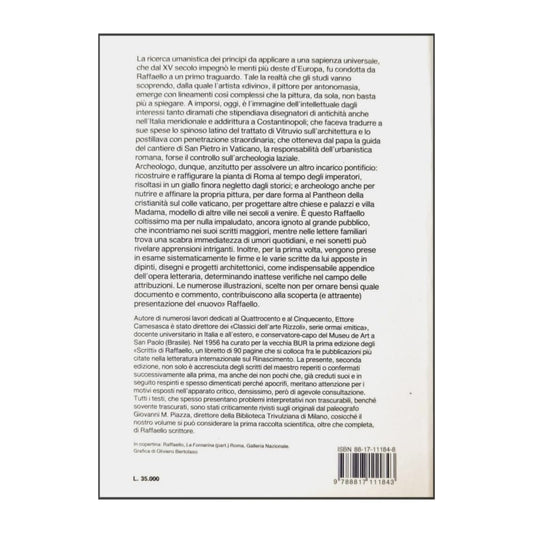 Raphael: Raffaello Gli Scritti
