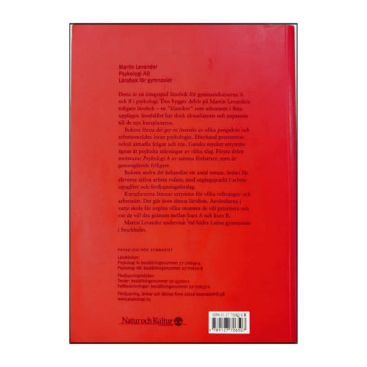Martin Levander: Psykologi