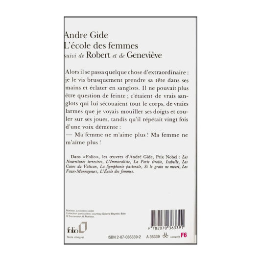 André Gide: L'École Des Femmes
