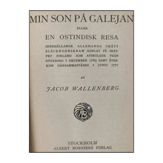 Jacob Wallenberg: Min Son På Galejan