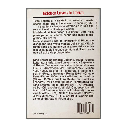 Nino Borsellino: Ritratto E Immagini Di Pirandello