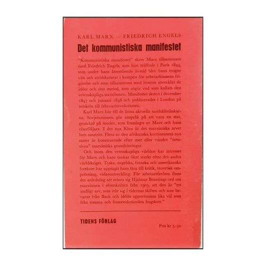 Friedrich Engels & Karl Marx: Det Kommunistiska Manifestet