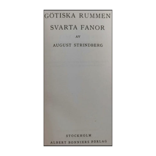 August Strindberg: Skrifter 4