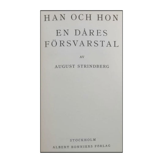 August Strindberg: Skrifter 8