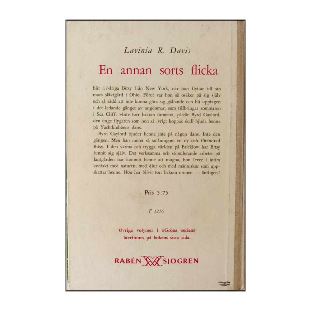 Lavinia Davis: En Annan Sorts Flicka