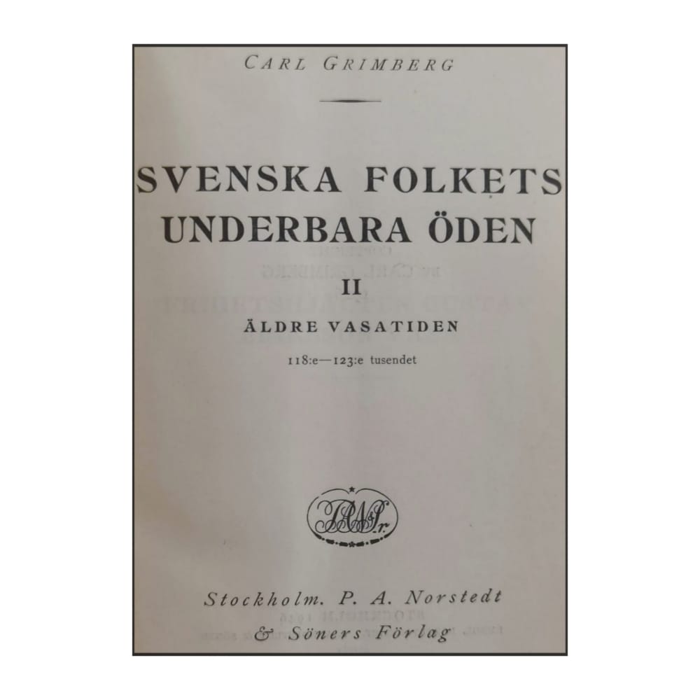 Carl Grimberg: Svenska Folkets Underbara Öden 2